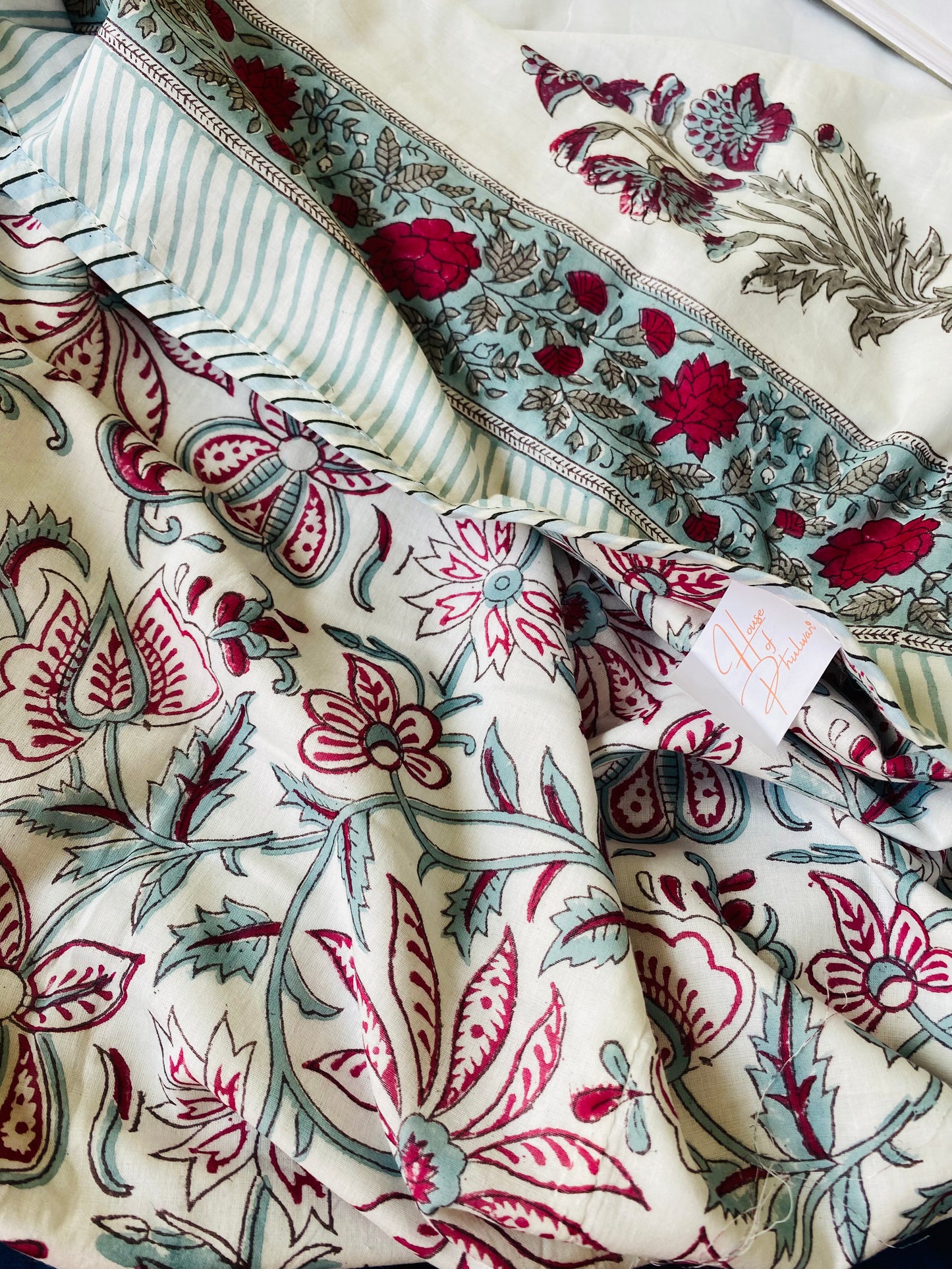 Bahaara Mulmul Reversible Dohar - Set of 2 single dohar
