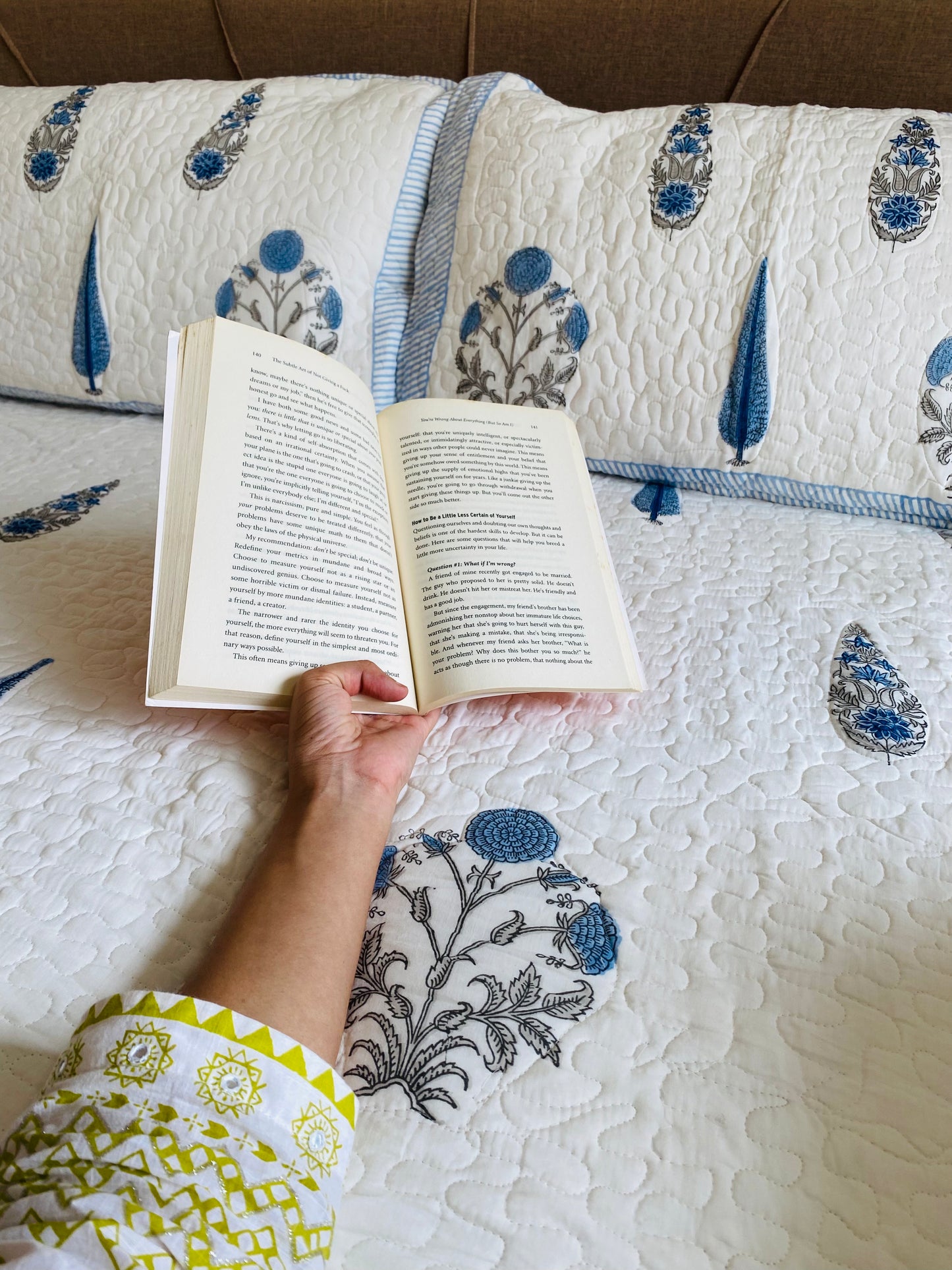 Rimjhim Quilted Bedcover