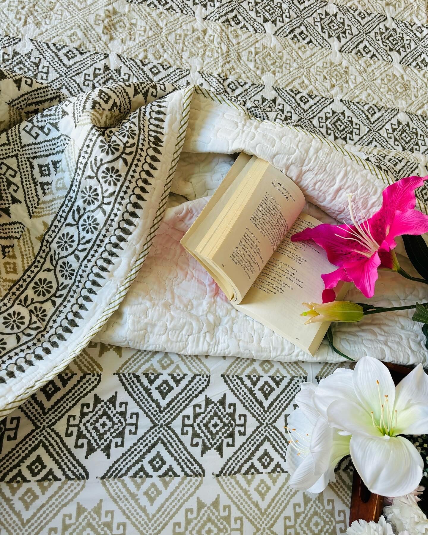 HoneyComb Quilted Bedcover