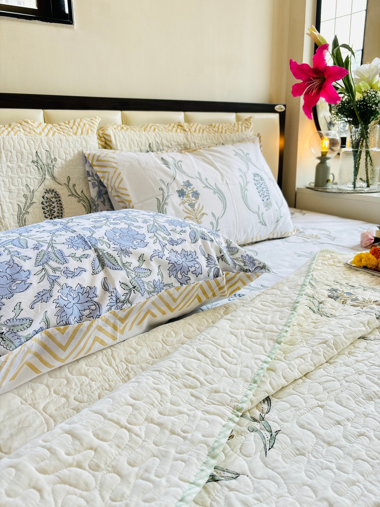 Balmy Seaside Quilted Bedcover