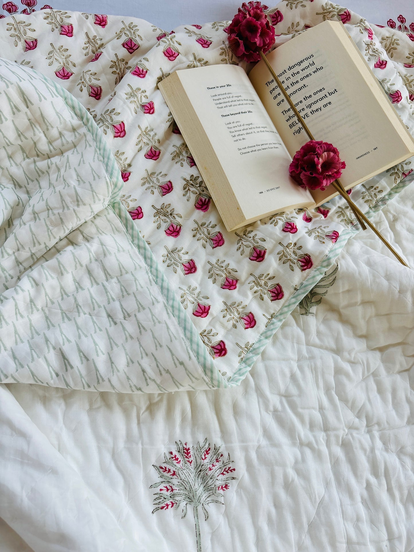 Blush Mulmul Quilt