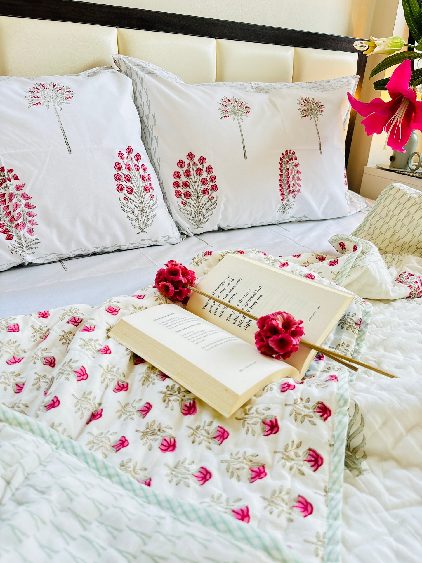 Blush Mulmul Quilt