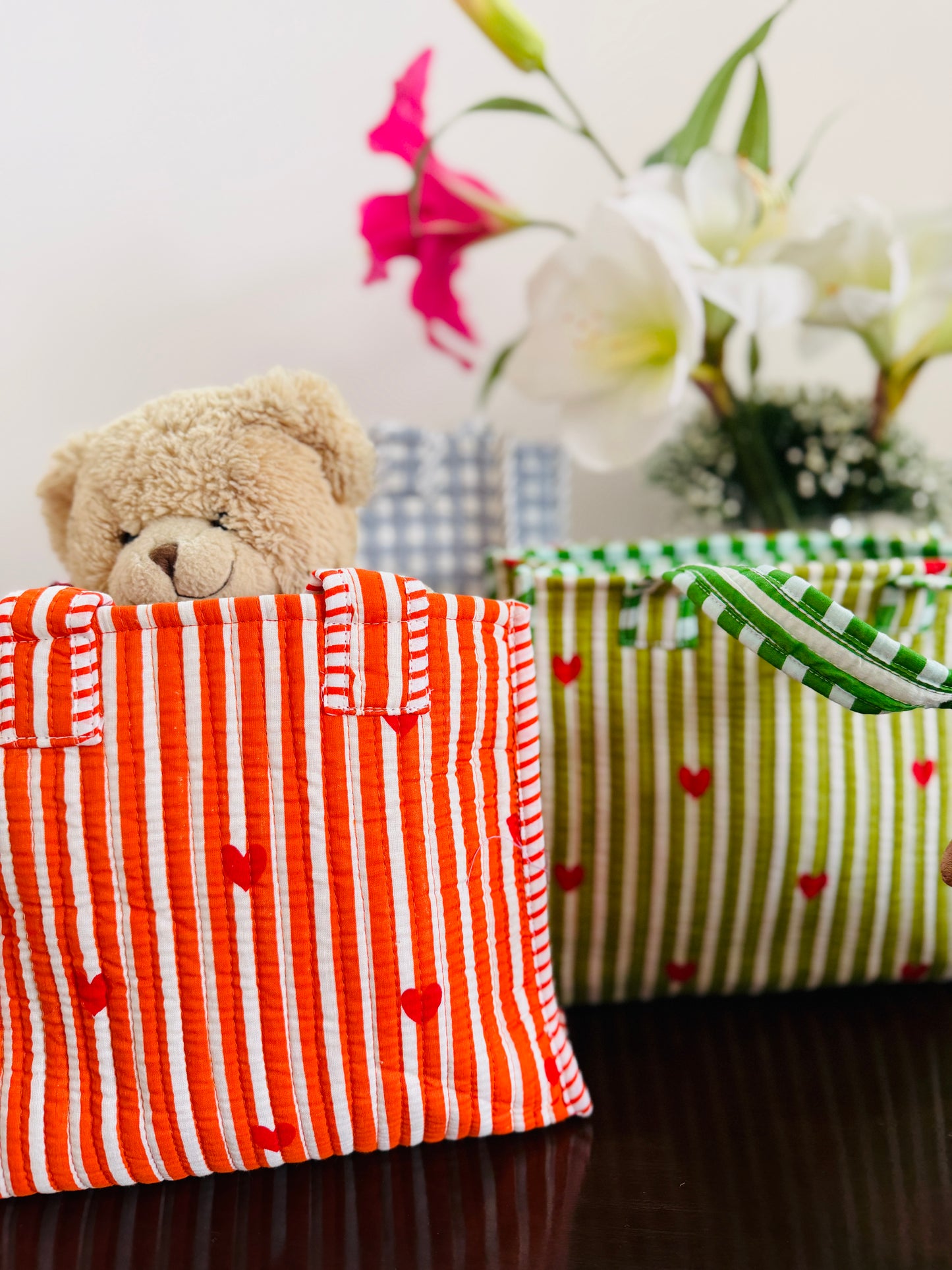Orange Love Mini Tote Bag