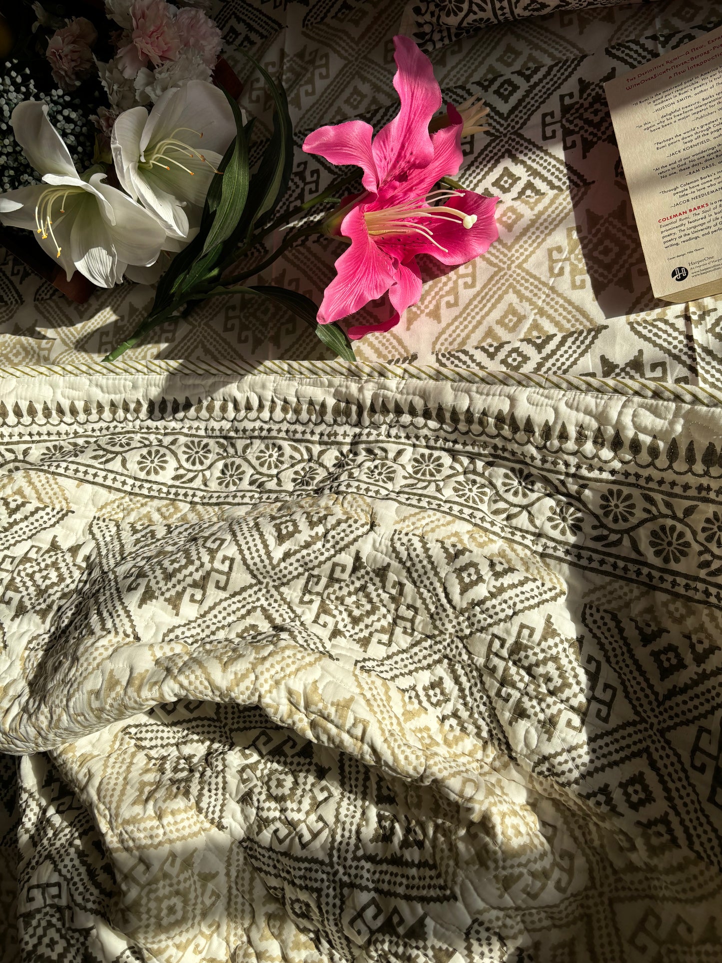 HoneyComb Quilted Bedcover