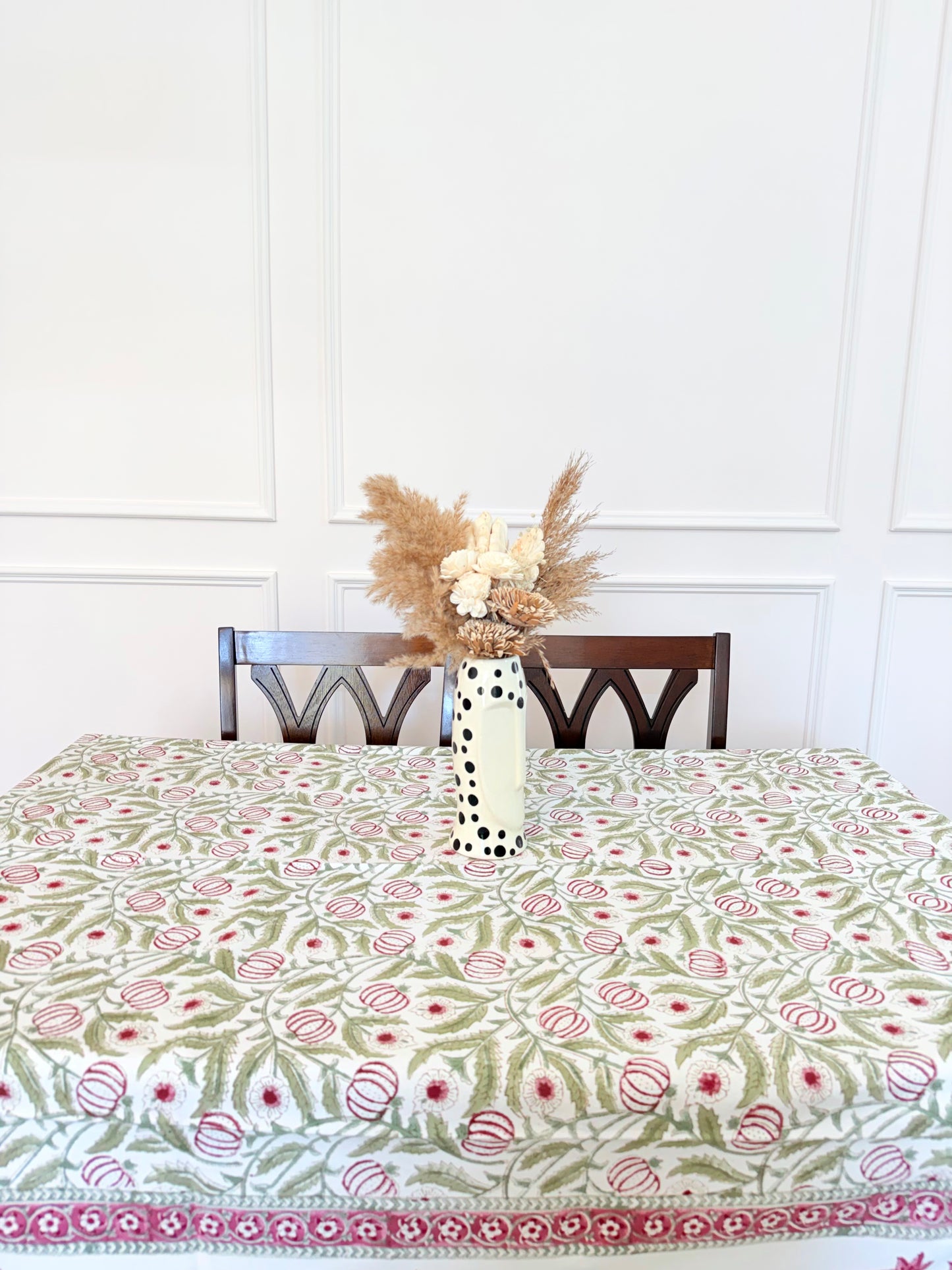 Malum Handblock Printed Table Cover (6 Seater)