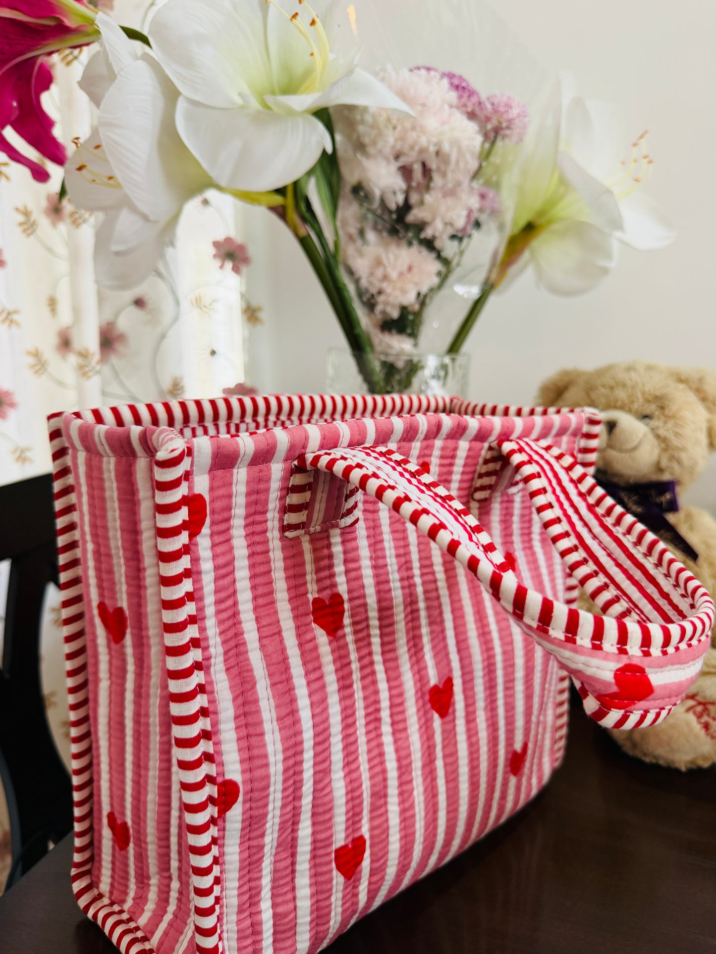 Pink Love Mini Tote Bag