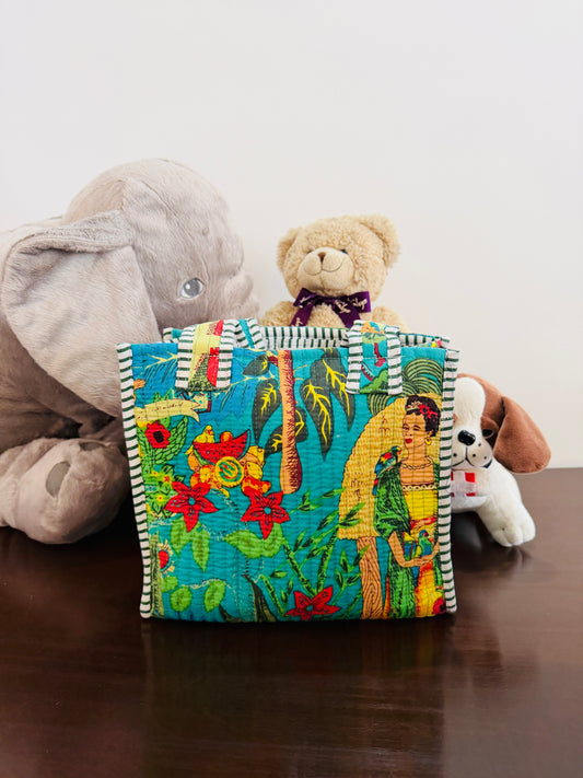 Frida Chic Mini Tote Bag